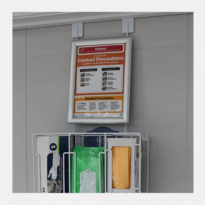 Ppe Storage Rack Signage Single Sided Warning Sign for Hanger Kit | Bamford: Kiwi Medical Supplier