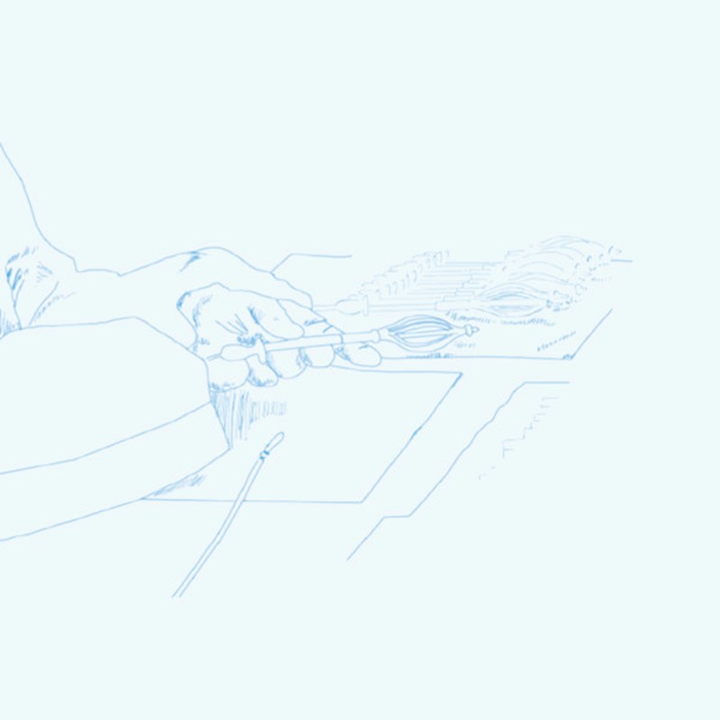 Customisation on small run hand drawing.