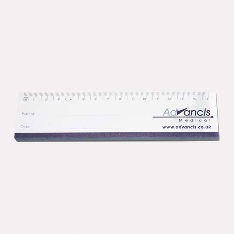 Ruler Rash Size Ruler 15cm Paper - to measure wound size | Bamford: Kiwi Medical Supplier